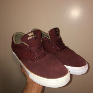 SUPRA shoes Chinos (Burgundy/White) Rare!!!
